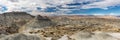 Panorama of beautiful rock formations near El Calafate Royalty Free Stock Photo