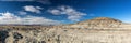 Panorama of beautiful rock formations near El Calafate Royalty Free Stock Photo