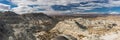 Panorama of beautiful rock formations near El Calafate Royalty Free Stock Photo