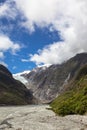 Panorama of beautiful valley. Franz Joseph Glacier. South Island, New Zealand