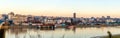 Panorama of Belgrade over the Sava river Royalty Free Stock Photo
