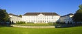 Panorama with Bellevue palace in Berlin Royalty Free Stock Photo