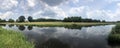 Panorama from the Beneden Regge river Royalty Free Stock Photo