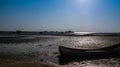 Panorama of Berbera port and beach with boats Somalia Royalty Free Stock Photo