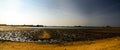 Panorama of Berbera port and beach with boats Somalia Royalty Free Stock Photo