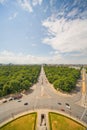 Panorama of Berlin Royalty Free Stock Photo