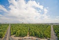 Panorama of Berlin Royalty Free Stock Photo