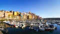 Panorama of Bermeo port in Basque Country Royalty Free Stock Photo