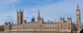 Panorama of Big Ben London Royalty Free Stock Photo