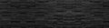 Panorama black brick wall of dark stone texture and background ,paranomic stone floor wide picture Royalty Free Stock Photo