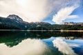 Panorama of Black Lake ( Crno jezero), Durmitor, Montenegro Royalty Free Stock Photo