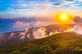 Panorama of the Black Sea coastline from Akhun mountain, Big Soc Royalty Free Stock Photo