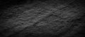 Panorama black slate background or texture