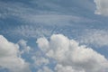 Panorama Of Blue Sky And Cloud Formations Royalty Free Stock Photo