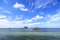 Panorama Blue Sky and Cloud Wonderfull Indonesia Royalty Free Stock Photo