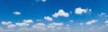 panorama blue sky with white cloud background nature view Royalty Free Stock Photo