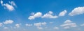 panorama blue sky with white cloud background nature view Royalty Free Stock Photo