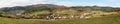 Panorama of Bodina village, Strazovske vrchy, Slovakia