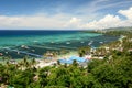 Panorama of Bolabog beach. Boracay Island. Aklan. Western Visayas. Philippines