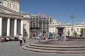 Panorama of the Bolshoi theater and the Central store in Moscow