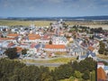 Panorama of Bor in Czechia Royalty Free Stock Photo