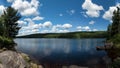 Canadian Boreal Forest Wilderness Panorama Royalty Free Stock Photo