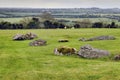 Panorama Boyne Valley near Knowth