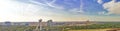 Panorama of Bratislava city in Slovakia. Royalty Free Stock Photo