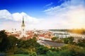 Panorama of Bratislava Royalty Free Stock Photo