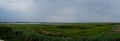 Brigantine Bay Marsh and Tidal Wetlands Panorama Royalty Free Stock Photo