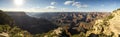 Panorama: Bright Angel View Point - Grand Canyon, South Rim, Arizona, AZ