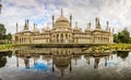 Panorama of Brighton pavilion, England