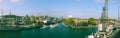 Panorama of Bristol Harbour Royalty Free Stock Photo