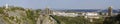 Panorama of Brunell`s Clifton Suspension Bridge Royalty Free Stock Photo