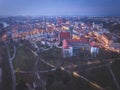 Panorama of Brzeg Royalty Free Stock Photo