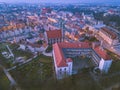 Panorama of Brzeg Royalty Free Stock Photo