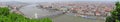 Panorama of Budapest with the Danube River Royalty Free Stock Photo