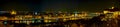 Panorama of Budapest at night, Hungary Royalty Free Stock Photo