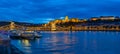 Panorama Budapest at night Royalty Free Stock Photo