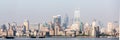 Panorama of the Bund, Shanghai Royalty Free Stock Photo