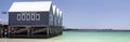 Panorama of Busselton Jetty West Australia Royalty Free Stock Photo