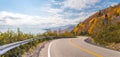 Panorama of Cabot Trail Highway Royalty Free Stock Photo