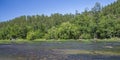Panorama of Cahaba Rive in the Spring