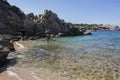 Panorama of Cala Spinosa in Sardinia