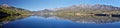 Panorama of Calacuccia Lake in Central Corsica Royalty Free Stock Photo