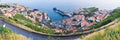 Panorama of Camara de Lobos, Madeira island, Portugal Royalty Free Stock Photo