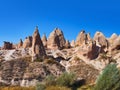 Panorama of Camel rock at Cappadocia Turkey Royalty Free Stock Photo