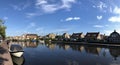 Panorama from a canal in Joure