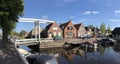 Panorama from a canal in Joure