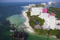 Panorama of Cancun, Mexico Royalty Free Stock Photo